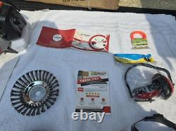 BU-KO 5200 Petrol Strimmer 52CC Garden Tool Wire Wheel Brush Cutter Spool NEW