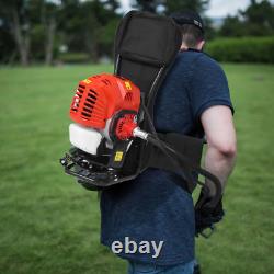 BU-KO 52cc Backpack Petrol Strimmer, Brush Cutter 3t Blade, 40t Blade