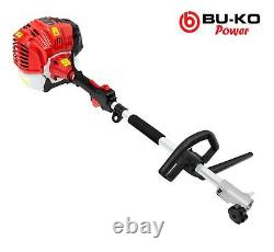 BU-KO 52cc Long Reach Petrol Multi Functional Garden Tool 3x 1m Extension Poles