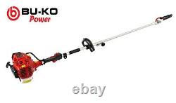 BU-KO 52cc Long Reach Petrol Multi Functional Garden Tool 3x 1m Extension Poles