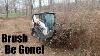 Bobcat T66 With 72 Rut Mfg Terminator Xp Brush Cutter Opening Up A Vacant Lot