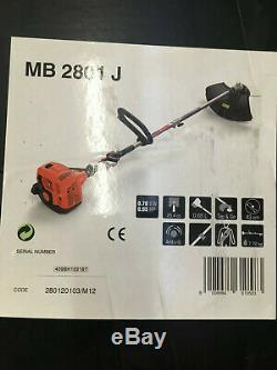 Brand New Mountfield MB2801J Petrol Strimmer 25.4CC 2 Stroke Loop Handle Combi