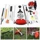 Brush Cutter 5in1 2 Stroke Petrol Engine Backpack Grass Strimmer Pole Chainsaw