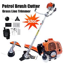 CONENTOOL 2-stroke 52cc 3000rpm Petrol Brush Cutter 1700W Grass Trimmer Chainsaw