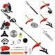 Conentool 5-in-1 Petrol Strimmer 52cc Hedge Trimmer Chainsaw 2-stroke Multi Tool