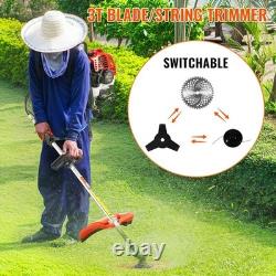 Conentool Heavy Duty 52CC 5in1 Petrol Brushcutter 2-Stroke Gas Strimmer Chainsaw