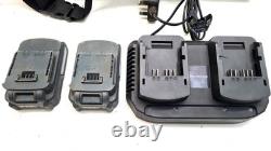 Cordless Battery Brush Cutter Powerbase GY2247 34cm Used No Tool/ Alt Strap