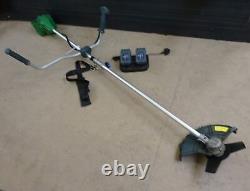 Cordless Battery Brush Grass Cutter Powerbase GY2247 40V 34cm Used No Tool