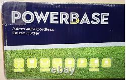 Cordless Battery Grass Trimmer Strimmer Brush Cutter Powerbase 40V GY2247 ExDemo