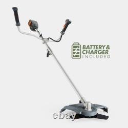 Cordless Brush Cutter And Grass Trimmer 36V 2 in 1 Home Garden Strimmer Tool