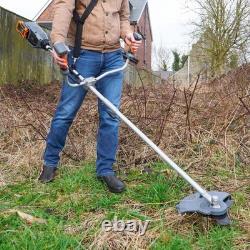 Cordless Brush Cutter And Grass Trimmer 36V 2 in 1 Home Garden Strimmer Tool