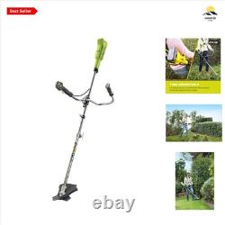 Cordless Brush Cutter Gasless Battery-Powered 30cm Cut 2-in-1 Garden Tool