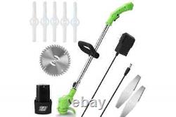 Cordless Grass Trimmer Lawn Grass Edge Brush Cutter Blade Whipper Snipper