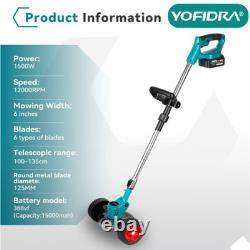 Cordless Strimmer 20V Bundle Grass Trimmer Kit Garden Electric Lawn Edger Cutter