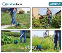 Cordless Strimmer 20V Bundle Grass Trimmer Kit Garden Electric Lawn Edger Cutter