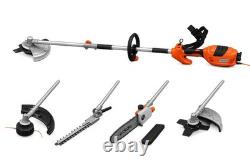 ESkde 4in1 Garden Multi Tool 1000W Strimmer Brushcutter Hedge Trimmer Pruner