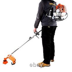 ESkde Back Pack Brush Cutter Strimmer Kit 52cc 2 Stroke Petrol