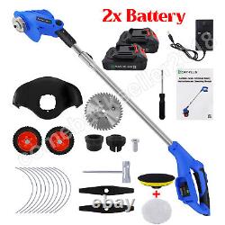Electric Grass Trimmer Brush Cutter Fast charge Cordless 1500 mAh 21V Garden UK