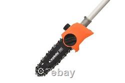 Electric Multi Tool Brushcutter Strimmer Hedge Trimmer Chainsaw 1200w Garden