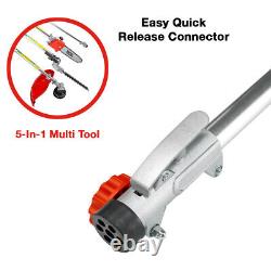 Excel 52cc Petrol 5 in 1 Multi Tool Function Pole Saw Brush Cutter Grass Trimmer