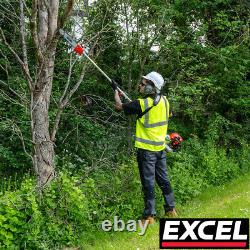 Excel 52cc Petrol 5 in 1 Multi Tool Function Pole Saw Brush Cutter Grass Trimmer