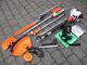 Extendable 30cc Petrol Powered Chainsaw, Hedge Trimmer, Brush Cutter & Strimmer