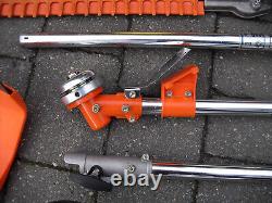 Extendable 30cc Petrol Powered Chainsaw, Hedge Trimmer, Brush Cutter & Strimmer