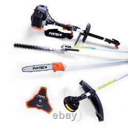 FUXTEC Petrol Multitool chainsaw hedge trimmer brush cuter grass trimmer