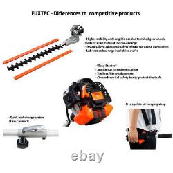 FUXTEC Petrol Multitool chainsaw hedge trimmer brush cuter grass trimmer