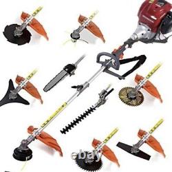 GX35 10 in 1 trimmer 4 stroke gas weed eater Brush Cutter Pruner lawn mower yard