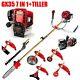 Gx35 Pole Saw Brush Cutter 4 Strokes Gas Edger Brush Mower + Yard Tiller Trimmer