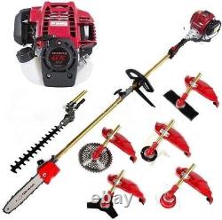 GX50 7 in 1 weed eater brush cutter hedge strimmer 4 stroke engine grass edger