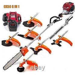 GX50 8 in 1 weed eater lawn mower 4 strokes brush cutter saw string strimmer