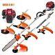 Gx50 8 In 1 Weed Eater Lawn Mower 4 Strokes Brush Cutter Saw String Strimmer