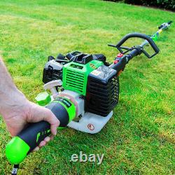 G-Whizz ELECTRIC START 33cc Petrol Multi Tool Brush Hedge Grass Trimmer