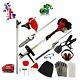 Garden Hedge Trimmer 5 In 1 Petrol Strimmer Chainsaw Brushcutter Multi Tool 52cc