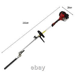 Garden Hedge Trimmer 5 in 1 Petrol Strimmer Chainsaw Brushcutter Multi Tool 52cc