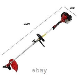 Garden Hedge Trimmer 5 in 1 Petrol Strimmer Chainsaw Brushcutter Multi Tool 52cc