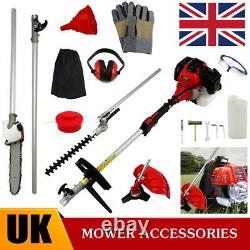 Garden Hedge Trimmer Petrol Strimmer Chainsaw Brushcutter Multi Tool Kits 52CC