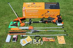 Garden Multi Tool 5 in 1 Hedge Trimmer Chainsaw Strimmer Brush cutter 58 cc KIAM