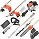 Garden Multi Tool Brush Cutter Strimmer Trimmer Pruner Chainsaw Cordless 52cc