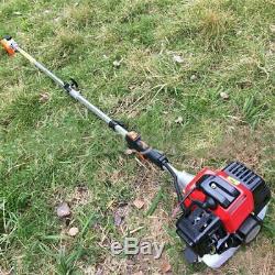 Garden Multi Tool Strimmer Petrol Hedge Trimmer Chainsaw Brushcutter 52cc 5 in 1