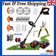 Garden Strimmer Cordless With Blades Grass Electric Telescopic Brush Cutter