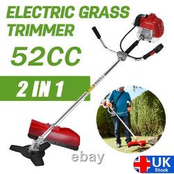 Grass Strimmer Brush Cutter 52cc 2in1 Petrol-Home Garden 1 year WARRANTY 3 HP UK