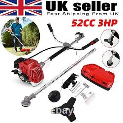 Grass Strimmer / Bush Cutter 52 cc 2 in 1 Petrol-Home Garden 3HP 3 Year Warranty