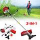 Grass Strimmer / Bush Cutter 52 Cc 2 In 1 Petrol-home Garden Hedge Trimmer Tool
