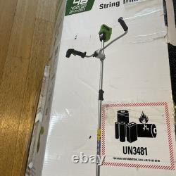 Greenworks GD24X2BCBK4x Cordless Brushcutter With Bike Handle & 2x 24v 4Ah Btry