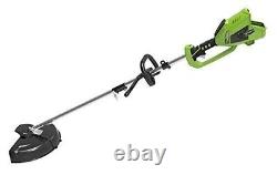 Greenworks GD40BC Cordless Brushcutter with Brushless Motor, Harness, Adjustable