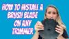 How To Install A Brush Blade On Any Stihl Husqvarna Echo Shindaiwa Etc Trimmer