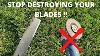How To Sharpen Lawn Mower Blades The Correct Way Angle Grinders Will Destroy Your Mower Blades
